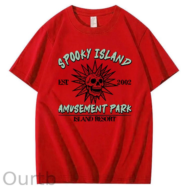 Spooky Island Halloween 100% Cotton T-Shirt