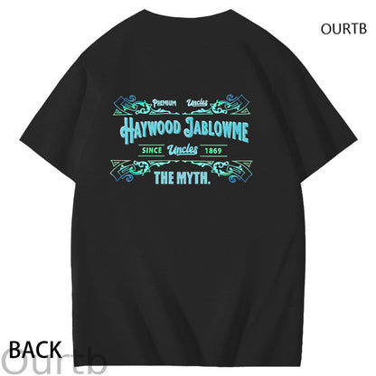 Premium Uncles Haywood Jablowme Since 1869 Uncles The Math Funny Adult Art Pattern Print T-Shirt