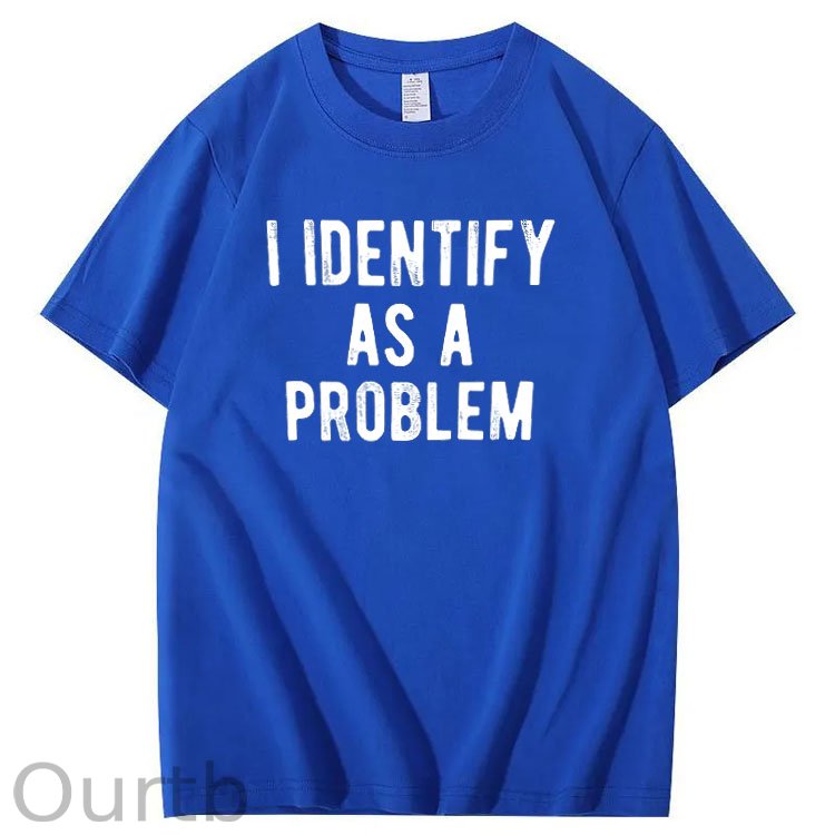 I Identify As A Problem Pattern100% Cotton T-Shirt