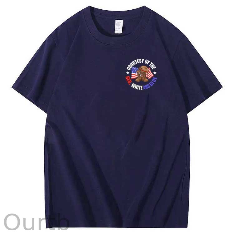 We'll Put A Boot In Your Ass  Pattern Print 100%Cotton T-Shirt