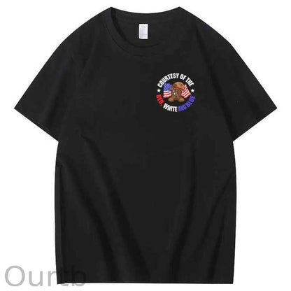 We'll Put A Boot In Your Ass  Pattern Print 100%Cotton T-Shirt
