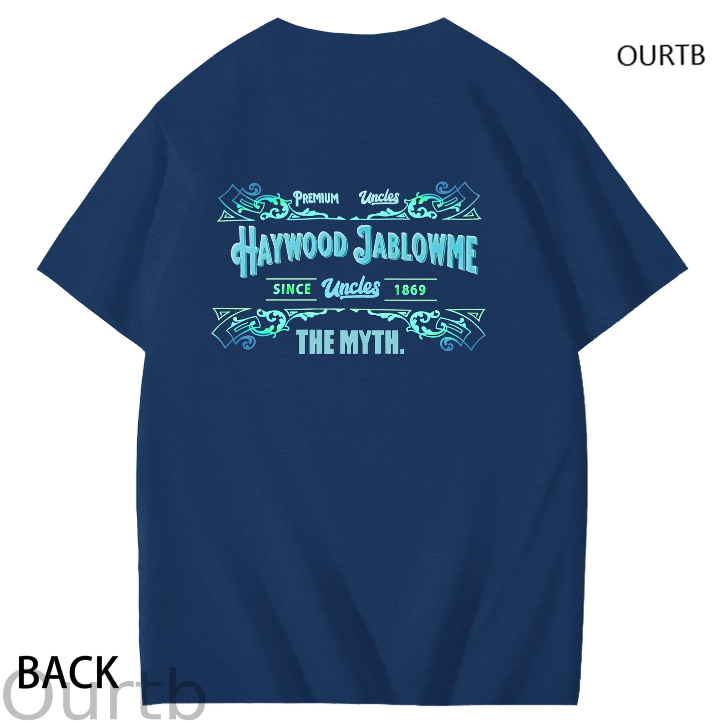 Premium Uncles Haywood Jablowme Since 1869 Uncles The Math Funny Adult Art Pattern Print T-Shirt