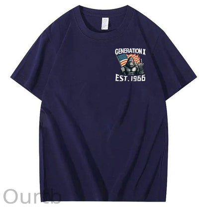 Walk Away I Am A Grumpy Old Man America BigFoot Gen X 100% Cotton T-Shirt