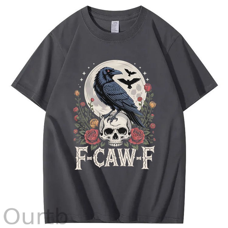 F-Caw-F Crow 100% Cotton T-Shirt