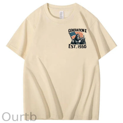 Walk Away I Am A Grumpy Old Man America BigFoot Gen X 100% Cotton T-Shirt