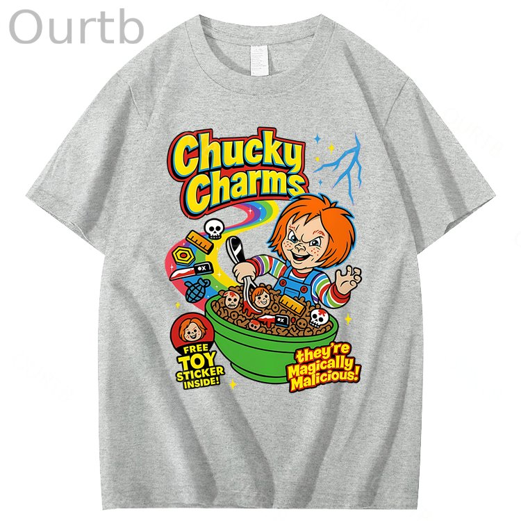 Chucky Charms Halloween 100% Cotton T-Shirt