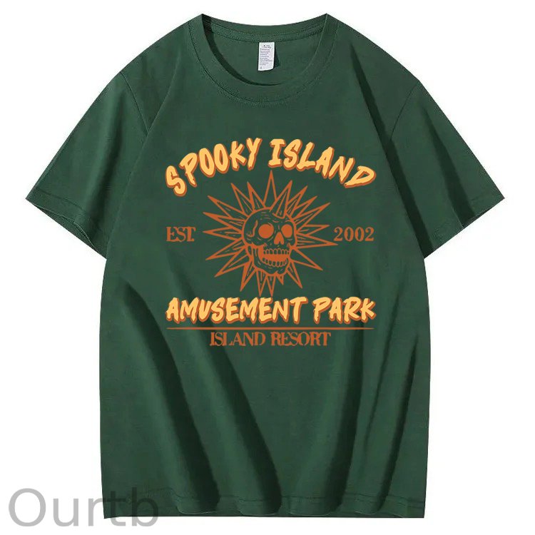 Spooky Island Halloween 100% Cotton T-Shirt