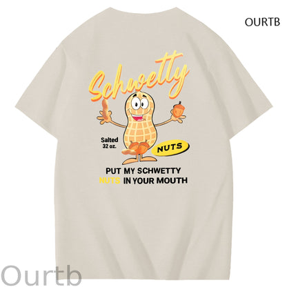 Schwetty Put My Schwetty Nuts In Your Mouth Art Pattern Print T-Shirt