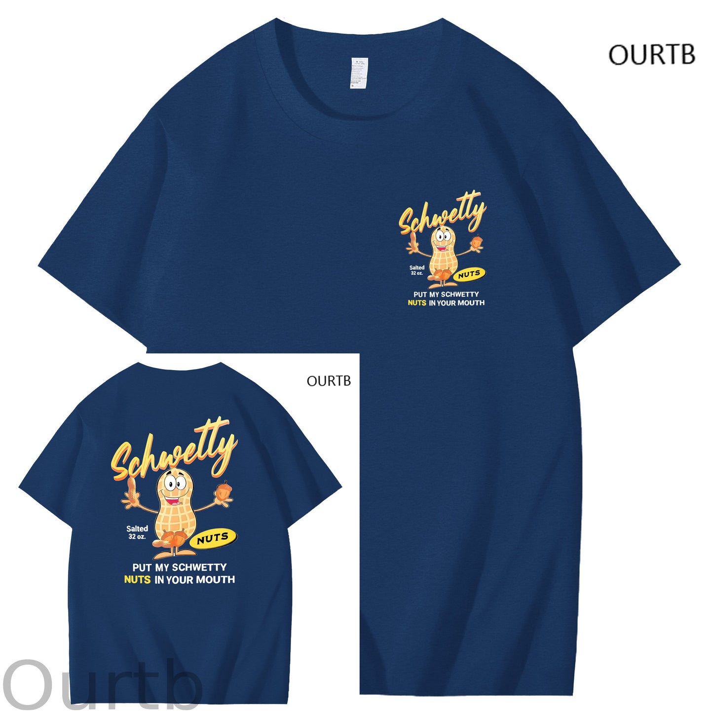 Schwetty Put My Schwetty Nuts In Your Mouth Art Pattern Print T-Shirt