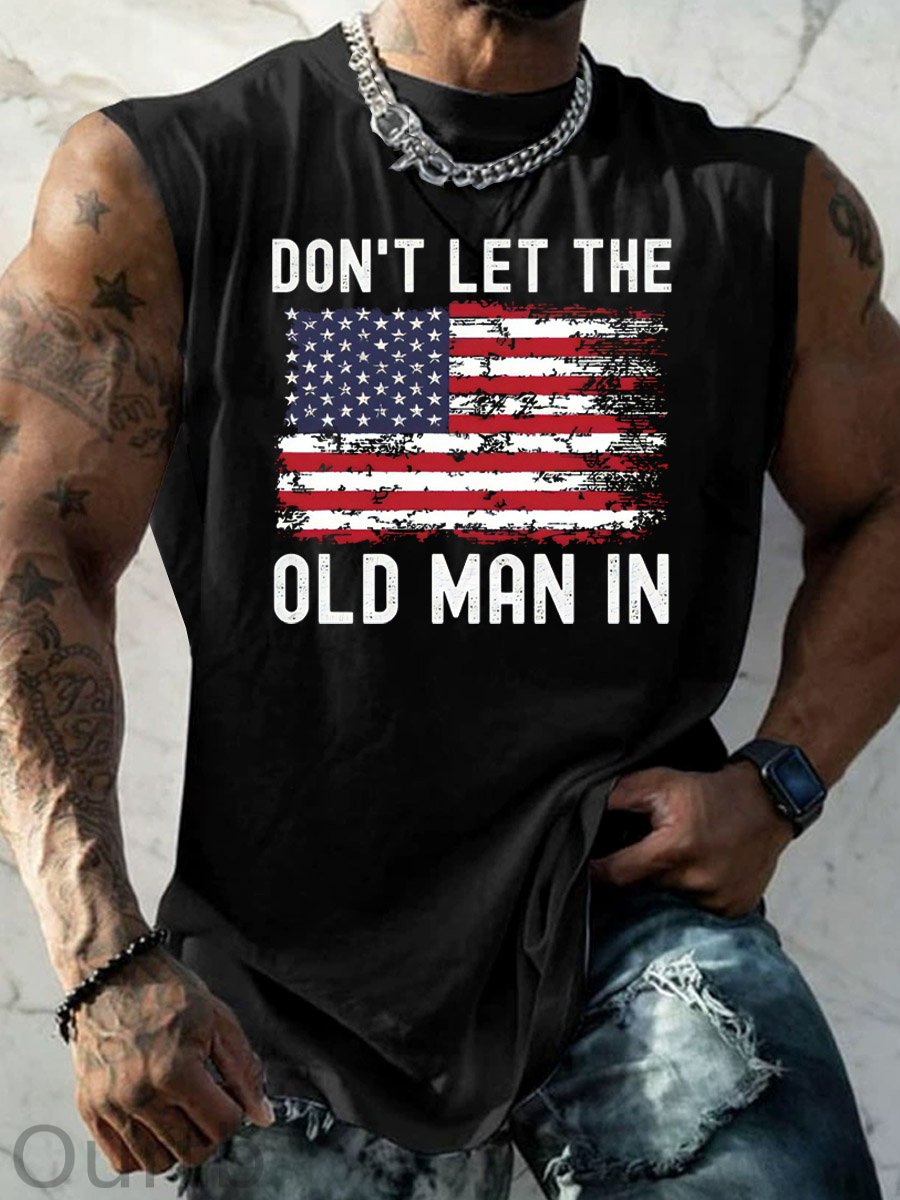 Don't Let The Old Man In  Pattern Print Vest