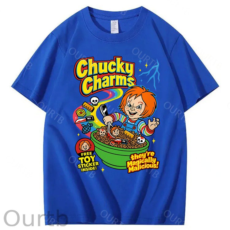 Chucky Charms Halloween 100% Cotton T-Shirt