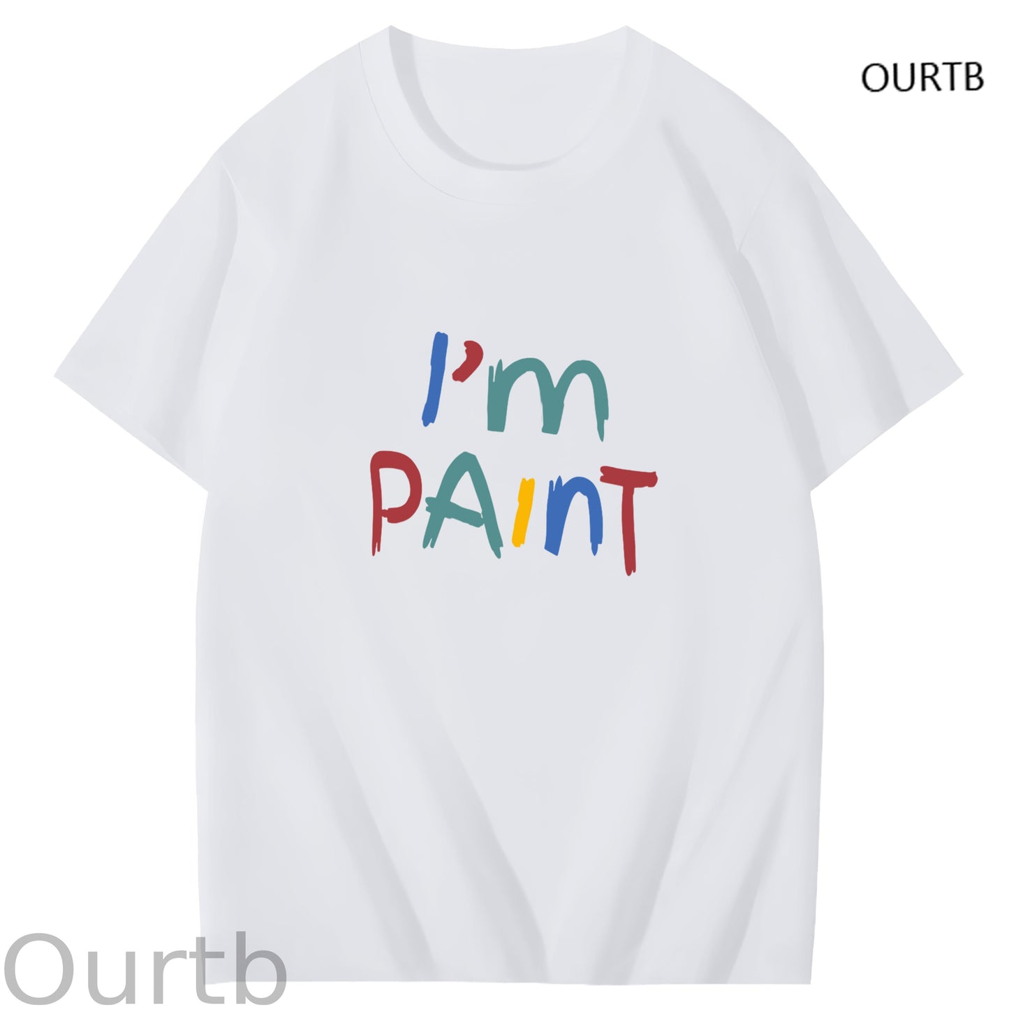 I'm Paint Art Pattern Print T-Shirt