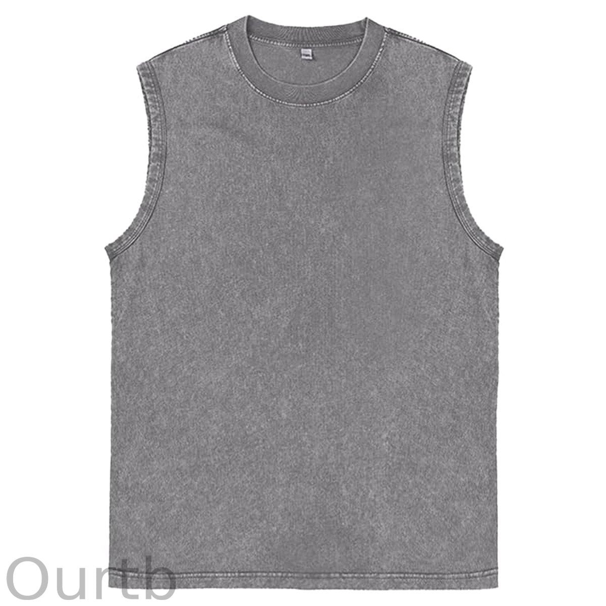 Mens Cotton Sleeveless Tank Tops Cut Off Muscle Gym T Shirts Running Beach Loose Fit Tees