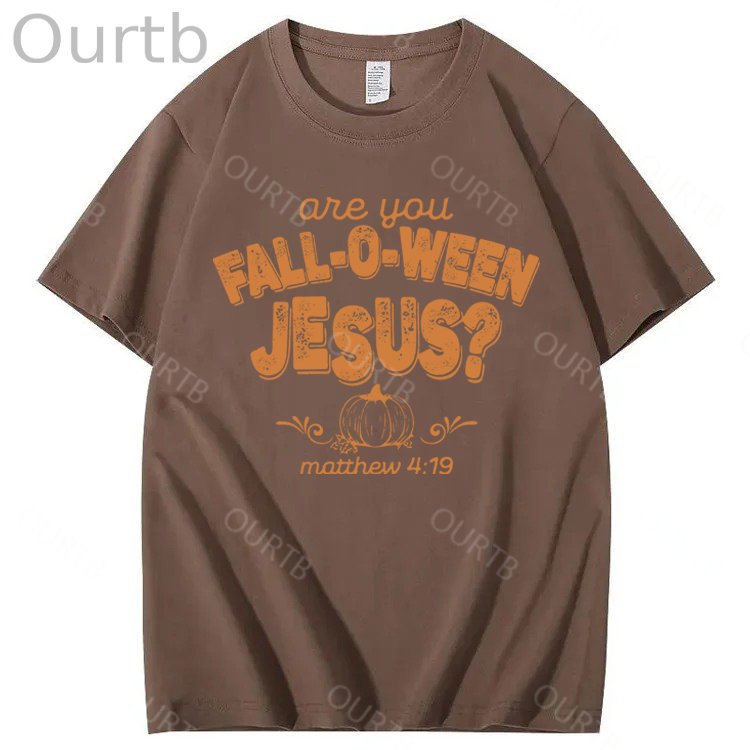 Are You Fall-O-Ween Jesus 100% Cotton Funny T-Shirt