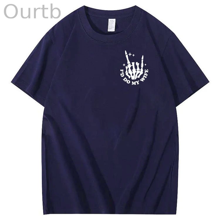 Today I Don't Feel Like Doing Anything Except My Wife Funny  Pattern 100&Cotton Print T-Shirt