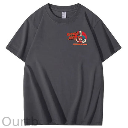 Dick’s Jerky Pattern Print Crew Neck T-Shirt