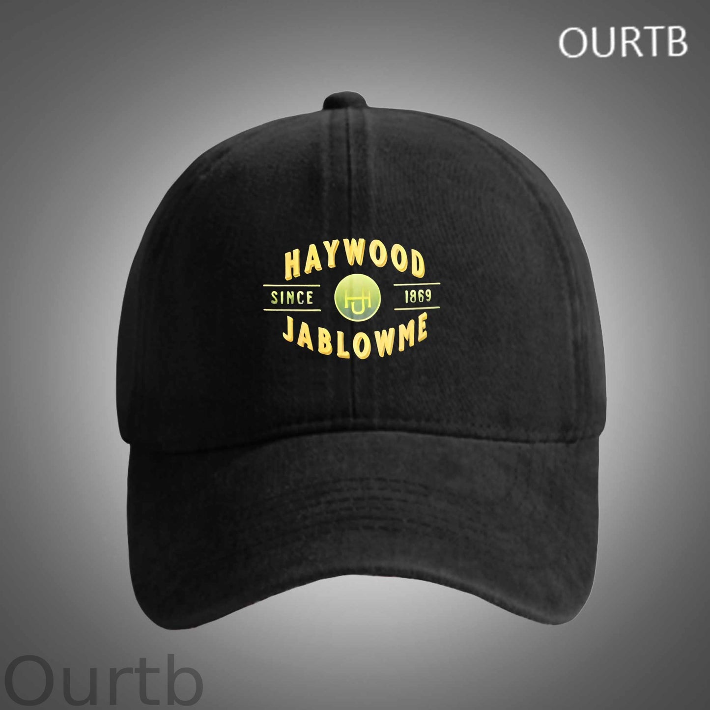 Haywood Jablowme Since 1869 Timber Co Funny Art Print Unisex Distressed Cotton Washed Art Print Hat