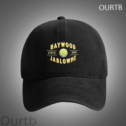 Haywood Jablowme Since 1869 Timber Co Funny Art Print Unisex Distressed Cotton Washed Art Print Hat
