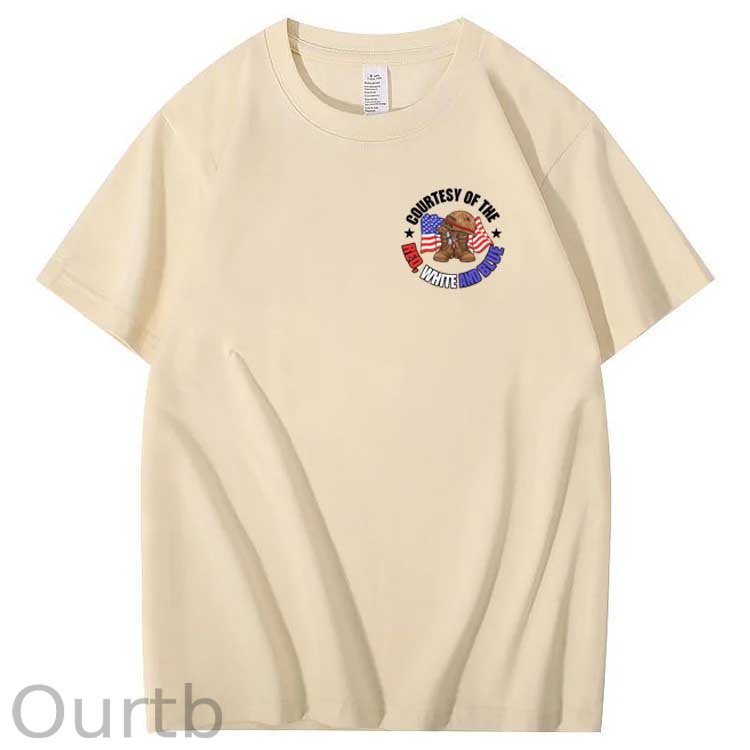 We'll Put A Boot In Your Ass  Pattern Print 100%Cotton T-Shirt