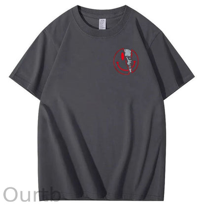 I'm Broken Skull Smile Pattern 100% Cotton T-Shirt