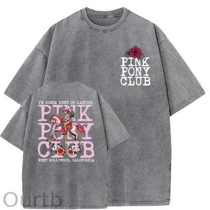 I'm Gonna Keep On Dacing Washed Cotton T-Shirt
