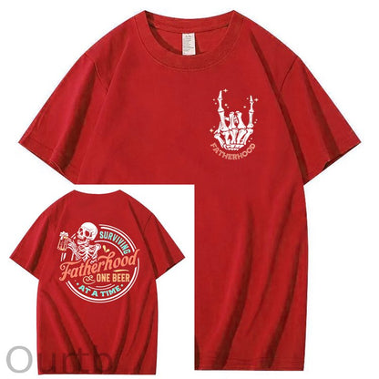 Surviving Fatherhood One Beer At A Time T-Shirt