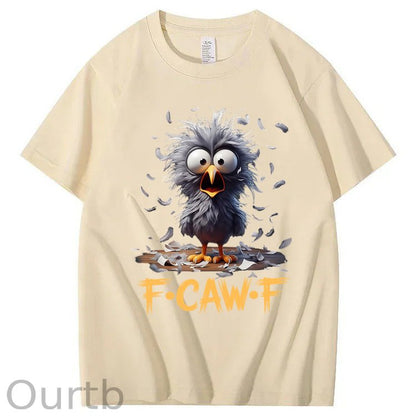 Cartoon Humor T-Shirt F caw F