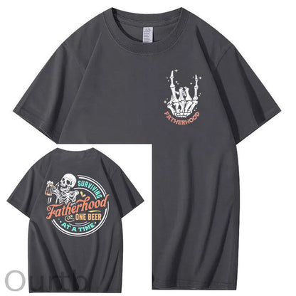 Surviving Fatherhood One Beer At A Time T-Shirt