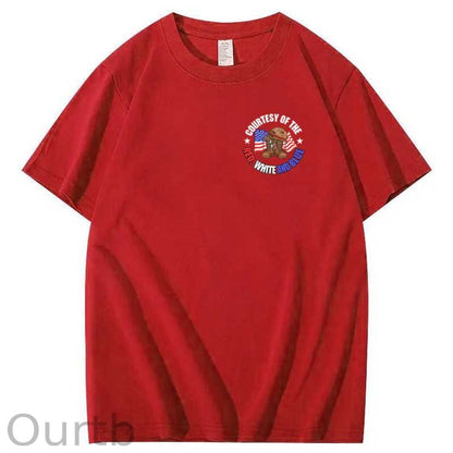 We'll Put A Boot In Your Ass  Pattern Print 100%Cotton T-Shirt
