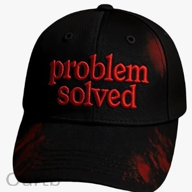 Halloween Problem Solved  Embroidery Pattern Unisex Hat
