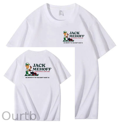 We Whack It So You Don't Have To  Pattern  Print 100%Cotton T-Shirt