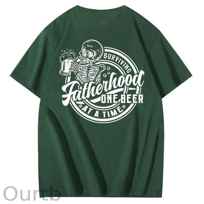 Surviving Fatherhood One Beer At A Time T-Shirt