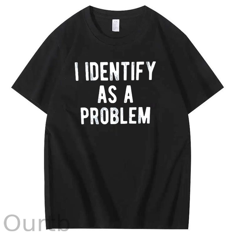 I Identify As A Problem Pattern100% Cotton T-Shirt