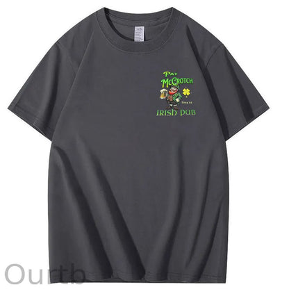 St.Patrick's Day Print Pattern Crew Neck T-Shirt