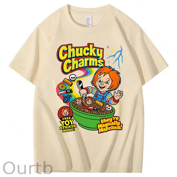 Chucky Charms Halloween 100% Cotton T-Shirt