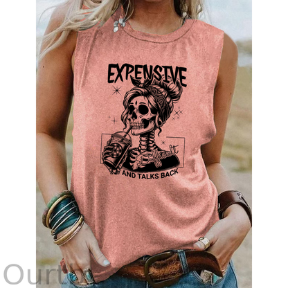 Expensive Gen X Women's Sleeveless T-Shirt, Tank Top