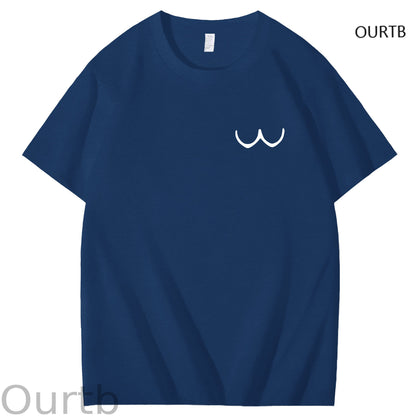 If You Tryna Scare Me I Am Terrified Of Boobs Art Pattern Print T-Shirt