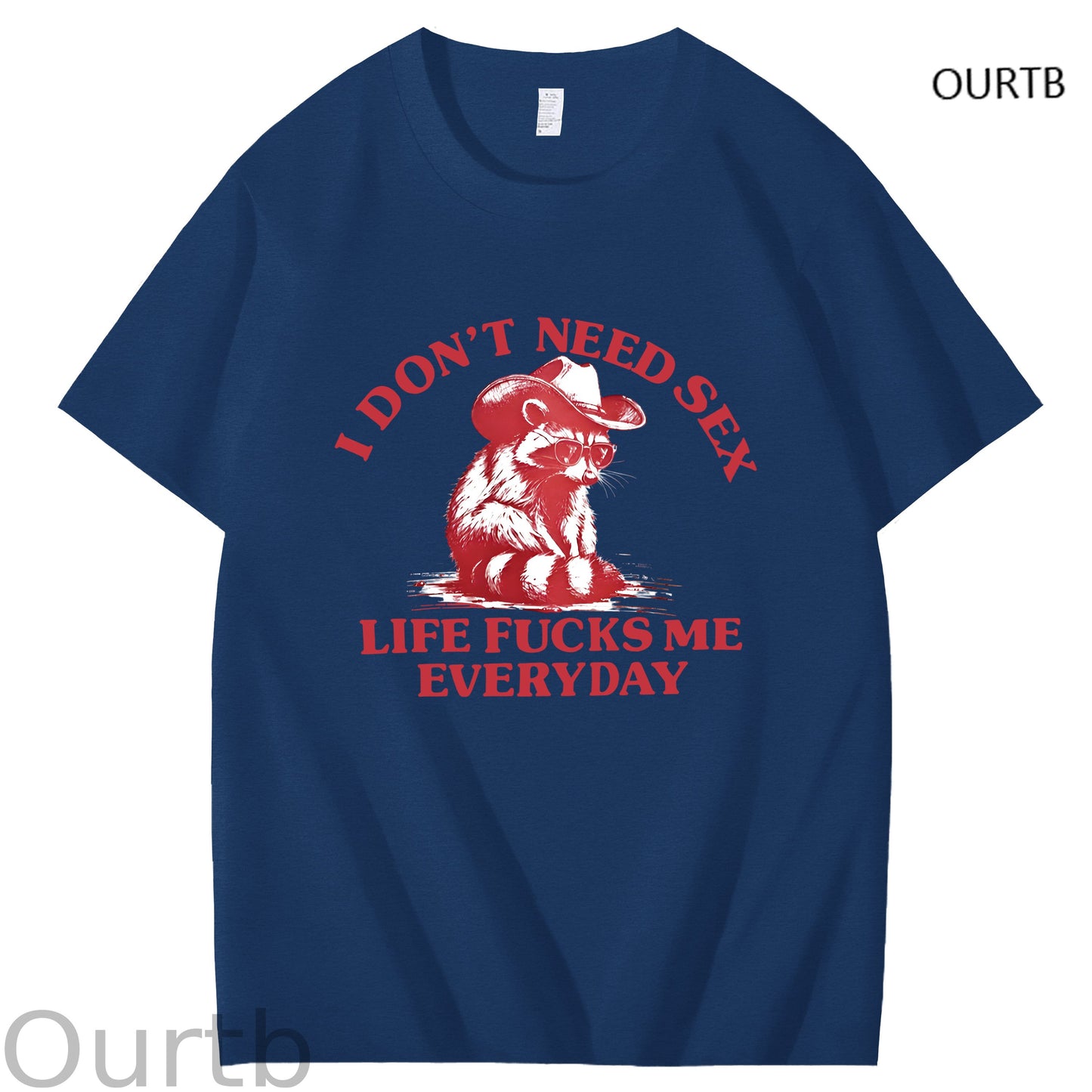 I Don't Need Sex Life F Me Everyday Funny Art Pattern Print T-Shirt