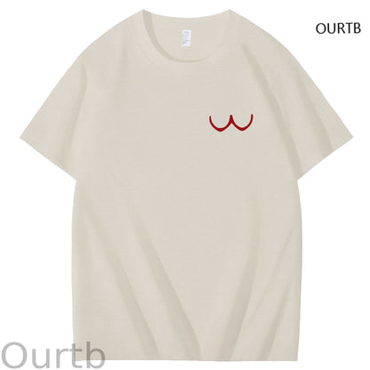 If You Tryna Scare Me I Am Terrified Of Boobs Art Pattern Print T-Shirt