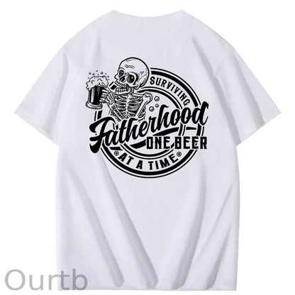 Surviving Fatherhood One Beer At A Time T-Shirt