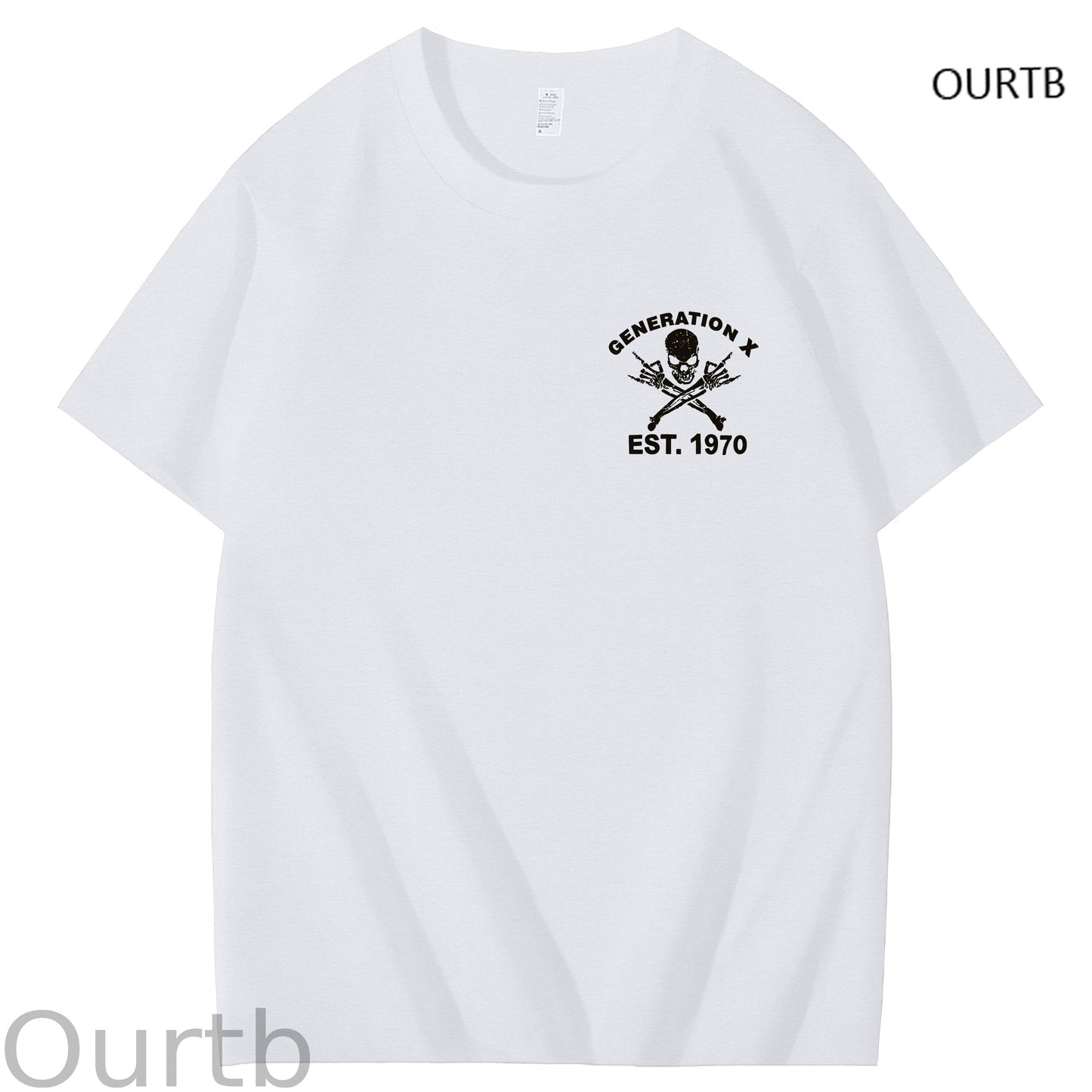 I‘m 97% Sure You Don't Like Me But I'm 100% Sure I Don't Care Generation X Est 1970 Funny Art Pattern Print T-Shirt