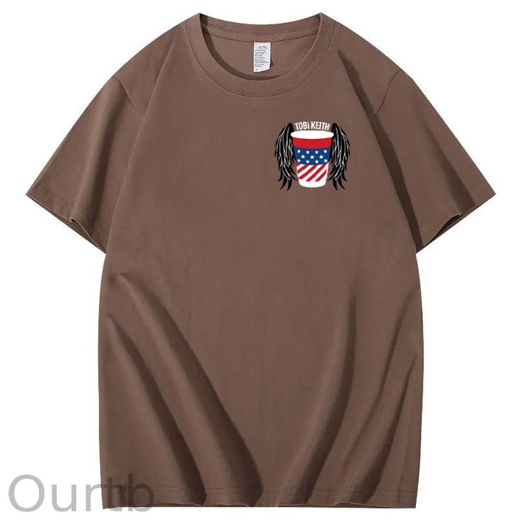 Put A Boot In Your Ass Pattern 100&Cotton Print T-Shirt
