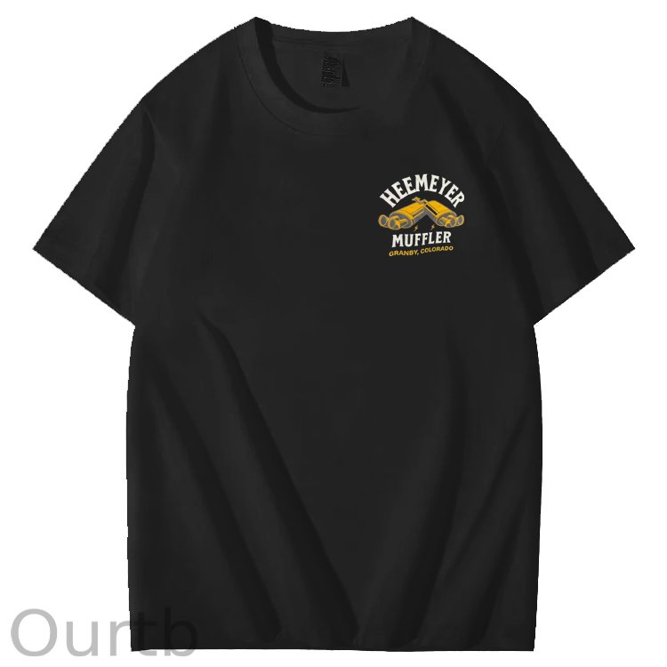 Heemeyer Muffler Granby Colorado Art Pattern Print T-Shirt