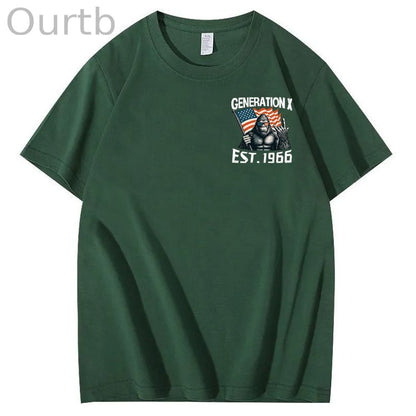 Walk Away I Am A Grumpy Old Man America BigFoot Gen X 100% Cotton T-Shirt