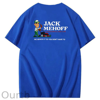 We Whack It So You Don't Have To  Pattern  Print 100%Cotton T-Shirt