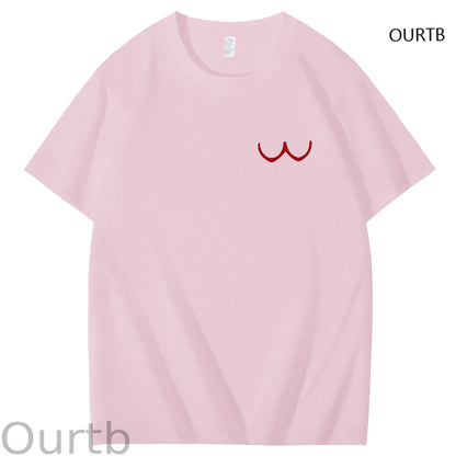 If You Tryna Scare Me I Am Terrified Of Boobs Art Pattern Print T-Shirt