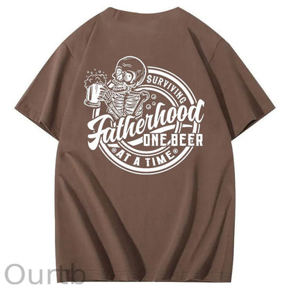 Surviving Fatherhood One Beer At A Time T-Shirt