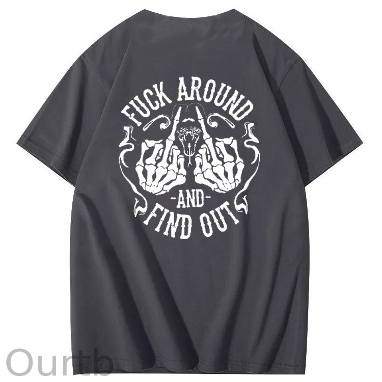 100%Gen X Pattern Print Crew Neck T-Shirt
