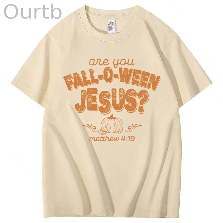 Are You Fall-O-Ween Jesus 100% Cotton Funny T-Shirt