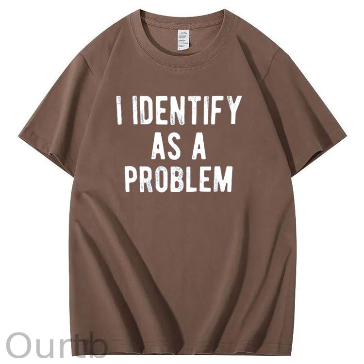 I Identify As A Problem Pattern100% Cotton T-Shirt